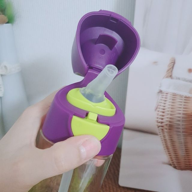 비박스 원터치 트라이탄 빨대컵 450ml 리뷰 사진