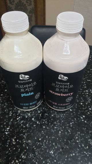 숲골 임실치즈마을 프로바이오 요거트 900ml — 5점을 준 리뷰어가 2021년 8월 올린 사용 사진