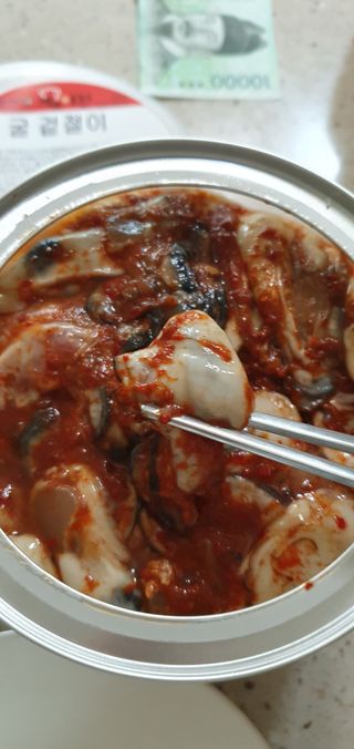 셰프애찬 별미김치 굴겉절이 1kg — 5점을 준 리뷰어가 2022년 12월 올린 사용 사진