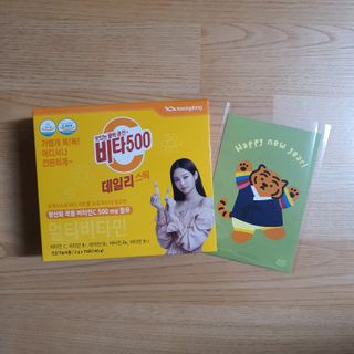 광동제약 [광동] 비타500데일리스틱 70포X2개 + 뚱랑이엽서 + 쇼핑백 증정 — 5점을 준 리뷰어가 2022년 1월 올린 사용 사진