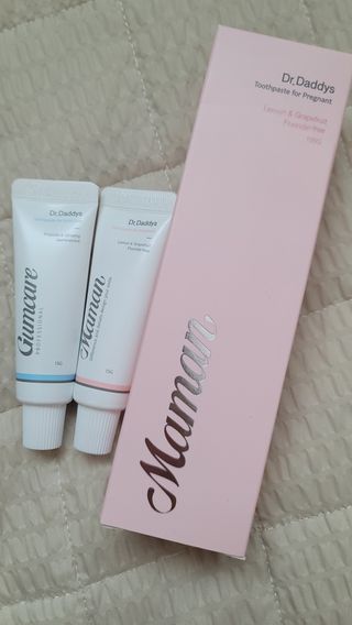 [비건인증]닥터데디스 마망치약 100g [임산부와 태아의 건강을 위해 만든 치약] + 여행용 미니치약 15g — 5점을 준 리뷰어가 2022년 7월 올린 사용 사진