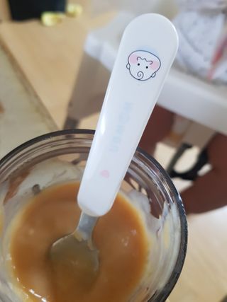 유비맘 스푼포크 케이스 세트 1+1 _컬러랜덤 발송 — 5점을 준 리뷰어가 2021년 2월 올린 사용 사진