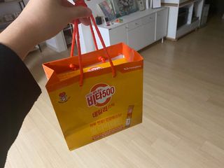 광동제약 [광동] 비타500데일리스틱 70포X2개 + 뚱랑이엽서 + 쇼핑백 증정 — 5점을 준 리뷰어가 2022년 1월 올린 사용 사진