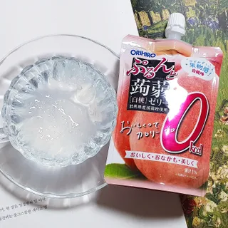 ORIHIRO 오리히로 곤약젤리 제로칼로리 130g 4종 4팩(맛별로 1팩씩) — 5점을 준 리뷰어가 2023년 3월 올린 사용 사진