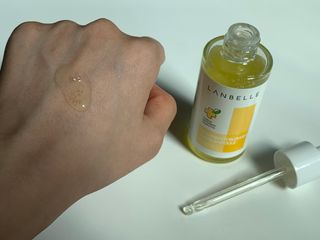 랑벨 비타 에너지 잡티 앰플 50ml 고농축 비타민, 저자극, 수분 촉촉, 미백 앰플 — 5점을 준 리뷰어가 2022년 3월 올린 사용 사진
