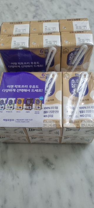 소화가 잘되는 우유 국산 5곡 미숫가루 — 5점을 준 리뷰어가 2021년 9월 올린 사용 사진