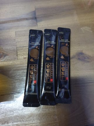프리마인 자체 기업부설 연구소에서 찾아낸 건강한 수면의 비밀.  슬립토 플러스 30포 — 1.5점을 준 리뷰어가 2023년 5월 올린 사용 사진