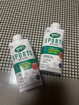 셀렉스스포츠 셀렉스 스포츠 웨이 프로틴 복숭아_ 330ml x 12팩 — 4점을 준 리뷰어가 2021년 7월 올린 사용 사진