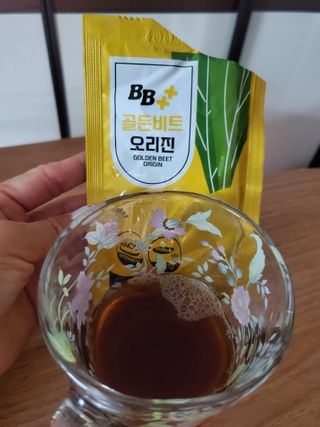 비베러라이프 비베러 골든비트즙 오리진 골든비트 추출액 80ml X 30포 — 5점을 준 리뷰어가 2022년 7월 올린 사용 사진
