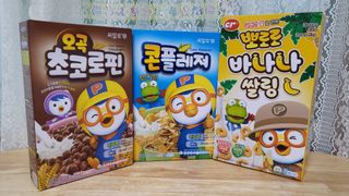 씨알푸드 뽀로로 시리얼 3종 — 5점을 준 리뷰어가 2022년 2월 올린 사용 사진