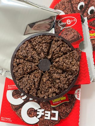 NISSIN 닛신 크리스피 초코 — 4점을 준 리뷰어가 2022년 12월 올린 사용 사진