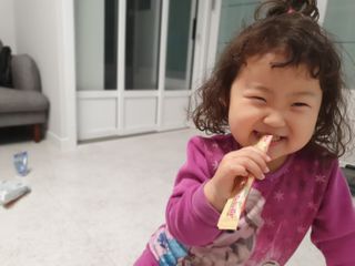다나음 셀렌에 빠진 아연면역젤리 열대과일맛+사과맛 — 5점을 준 리뷰어가 2021년 2월 올린 사용 사진