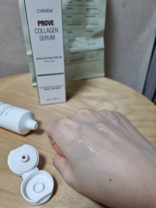 체르엠  프루브 콜라겐 앰플세럼 60ml 1병 — 5점을 준 리뷰어가 2022년 2월 올린 사용 사진