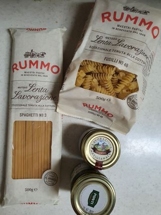 이탈리안 프리미엄 파스타 룸모 Rummo 파스타 2종 + 바질 페스토 + 블랙 트러플 페이스트 — 5점을 준 리뷰어가 2021년 7월 올린 사용 사진