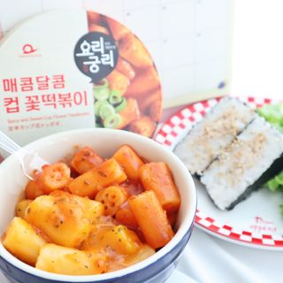 프리 [요리궁리] 타입 B (매콤,치즈,매콤까르보) 꽃떡볶이 6개입 세트 — 5점을 준 리뷰어가 2024년 12월 올린 사용 사진