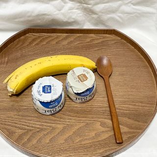 매일바이오 그릭요거트 오리지널 플레인 4개, 로스터리 커피믹스 4개 — 5점을 준 리뷰어가 2021년 12월 올린 사용 사진