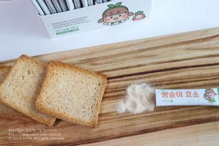 아이비웰니스 빵순이 식탁 위의 필수템! 빵순이 효소 키위맛 100포 + 석류맛 14포 (총 114포) — 5점을 준 리뷰어가 2023년 1월 올린 사용 사진