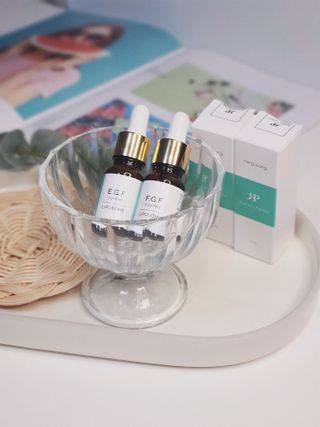 랑팡 EGF+FGF 10ppm 리포좀 앰플 원액 10ml — 5점을 준 리뷰어가 2021년 10월 올린 사용 사진