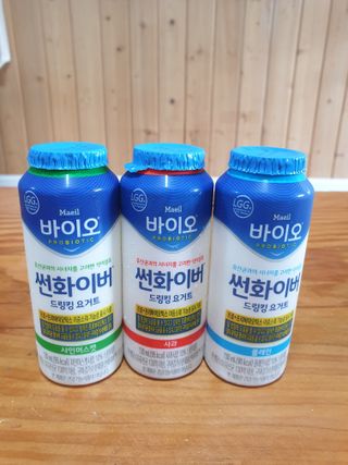 LIVE 매일바이오 썬화이버 드링킹 요거트 — 5점을 준 리뷰어가 2022년 8월 올린 사용 사진