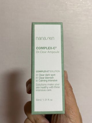 나나스킨 콤플렉스씨쓰리닥터클리어앰플 — 5점을 준 리뷰어가 2021년 10월 올린 사용 사진