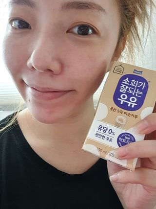 소화가 잘되는 우유 국산 5곡 미숫가루 — 5점을 준 리뷰어가 2021년 9월 올린 사용 사진