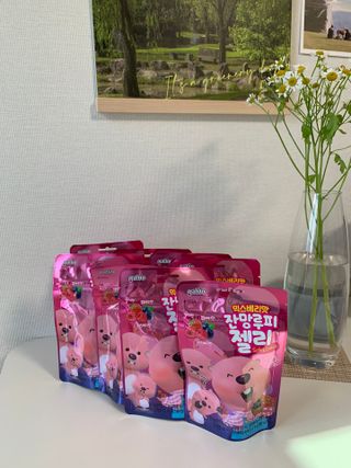 [팔도] 잔망루피젤리 믹스베리맛 42g 8개 — 4점을 준 리뷰어가 2022년 1월 올린 사용 사진