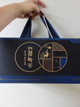 광동생활건강 [광동] 바르게 만든 녹용, 광동정녹청 — 5점을 준 리뷰어가 2021년 12월 올린 사용 사진