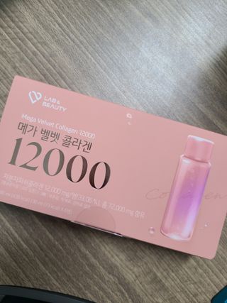 랩앤뷰티 메가 벨벳 콜라겐 12000 — 5점을 준 리뷰어가 2021년 6월 올린 사용 사진
