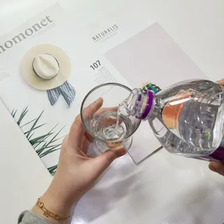 몽베스트 MONTBEST 1L 12입 — 5점을 준 리뷰어가 2022년 2월 올린 사용 사진