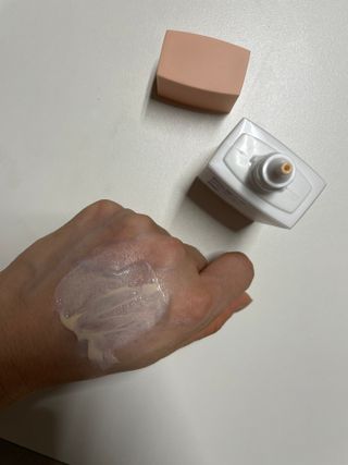 키노닉스 로지 톤업 선밀크 — 5점을 준 리뷰어가 2021년 8월 올린 사용 사진