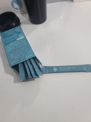 클린24시간 슬림앤유산균 1박스 (3.5g X 15포) — 5점을 준 리뷰어가 2022년 11월 올린 사용 사진