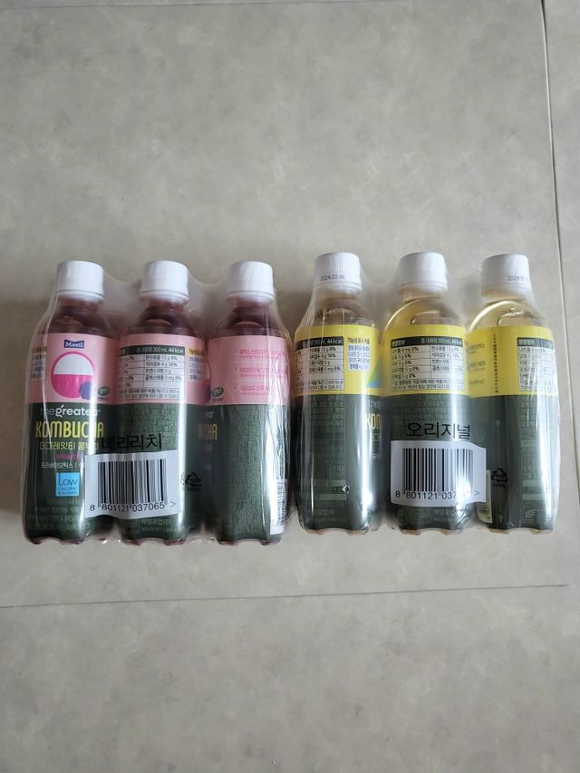 [매일유업] 더그레잇티 44kcal 콤부차 300ml *12개입 (오리지널 6개+베리리치 6개) 리뷰 사진