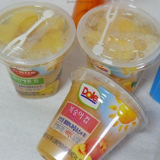 돌 MF[Dole] 파인애플컵/망고컵/복숭아컵 198g 6입X1박스 (맛 1가지 랜덤 발송) — 5점을 준 리뷰어가 2023년 6월 올린 사용 사진