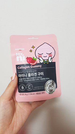 일동제약 마이니 마이니 늘씬날씬 콜라겐 세트 — 5점을 준 리뷰어가 2021년 3월 올린 사용 사진