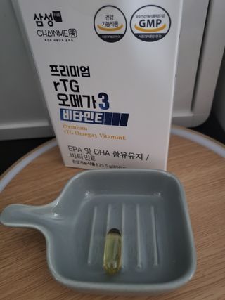 체인미 프리미엄 rTG 오메가3 비타민E 850mg x 30캡슐 — 5점을 준 리뷰어가 2021년 11월 올린 사용 사진