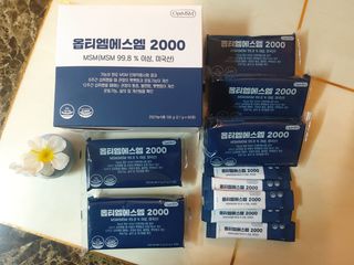 바른비타민 옵티엠에스엠2000 1박스 60포 관절 연골 복합건강기능식품 — 4점을 준 리뷰어가 2021년 6월 올린 사용 사진