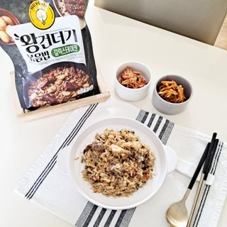 한성기업 무볼레 왕건더기 볶음밥 갈릭스테이크 — 5점을 준 리뷰어가 2021년 10월 올린 사용 사진