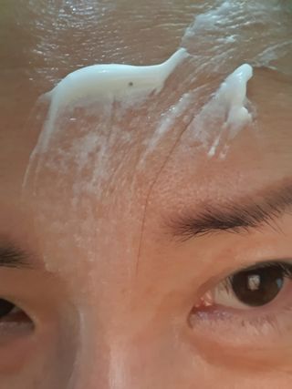 이지듀 RX 센시티브 베리어 카밍크림 — 5점을 준 리뷰어가 2021년 6월 올린 사용 사진