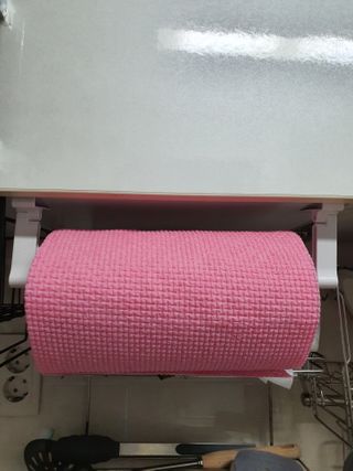 위케어 일회용 향균 수세미 50매 2롤 세트 총 100매 Pink — 5점을 준 리뷰어가 2021년 2월 올린 사용 사진