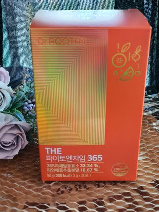 [닥터루템]맛있는 파인애플맛 과채효소 THE파이토엔자임365 1box (30포) — 5점을 준 리뷰어가 2022년 10월 올린 사용 사진