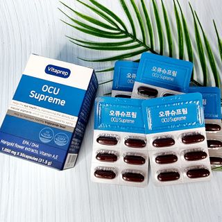 뉴트리션팩토리 비타프렙 오큐슈프림 루테인 오메가3 1050mg — 5점을 준 리뷰어가 2021년 10월 올린 사용 사진