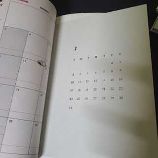 콜린스 2021 엽서 캘린더와 마스킹 테이프 3종 — 5점을 준 리뷰어가 2020년 12월 올린 사용 사진