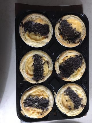 디앙뜨 포르투갈 에그타르트 오리지널 맛+패션후르츠+초콜릿타르트 맛 중 택1 — 5점을 준 리뷰어가 2021년 7월 올린 사용 사진