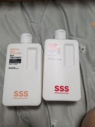 트리플에스 탈모 샴푸 275ml + 실크 트리트먼트 275ml — 5점을 준 리뷰어가 2021년 2월 올린 사용 사진