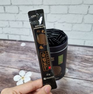 프리마인 자체 기업부설 연구소에서 찾아낸 건강한 수면의 비밀.  슬립토 플러스 30포 — 5점을 준 리뷰어가 2021년 10월 올린 사용 사진