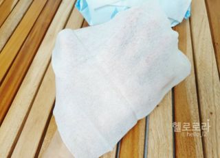아이수 블루니 몬스터 아기 물티슈 — 1점을 준 리뷰어가 2020년 12월 올린 사용 사진