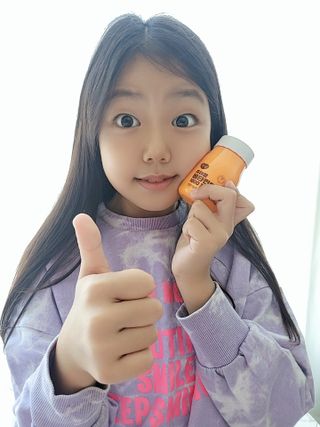 앙팡 츄어블 비타민D 1000 IU 130mg x 90정 — 5점을 준 리뷰어가 2022년 10월 올린 사용 사진