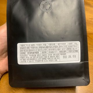 커스프 블렌드 당일 로스팅 커피원두 홀빈 드립커피 분쇄 200g — 4.5점을 준 리뷰어가 2022년 8월 올린 사용 사진