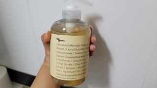 빅그린 안티 헤어로스 탈모 카렌듈라 바이옴 샴푸 500ml (지성두피용) — 5점을 준 리뷰어가 2022년 8월 올린 사용 사진
