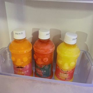 탐라원 제주의 맛, 몬딱주스 4종세트 - 한라봉몬딱주스, 천혜향몬딱주스, 청귤에이드, 당근몬딱주스 — 5점을 준 리뷰어가 2021년 8월 올린 사용 사진